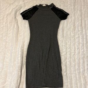 gray sport mini dress